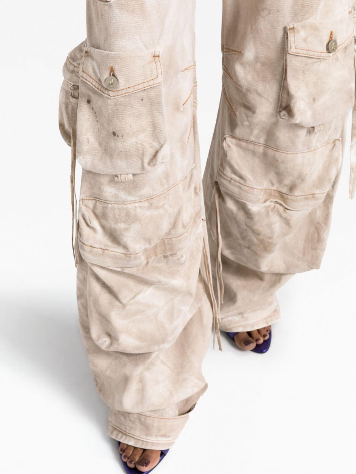 Fern Wide Leg Cargo Jeans - Image 3