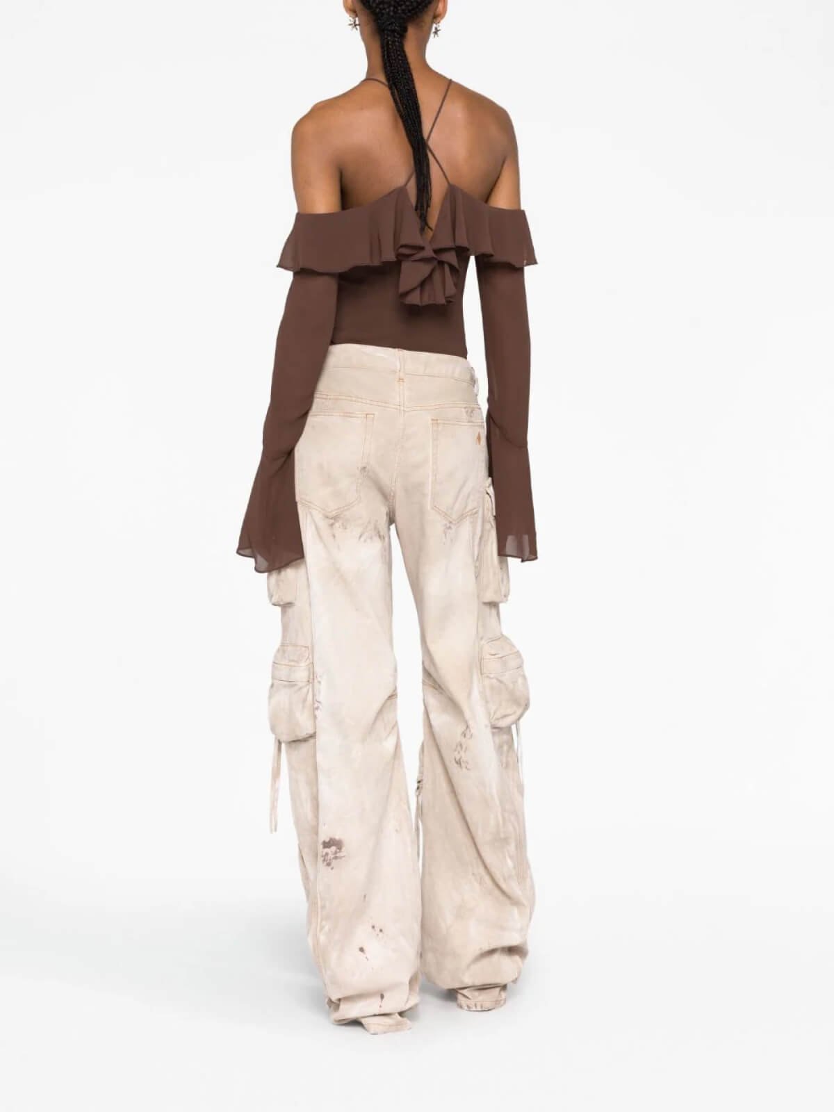 Fern Wide Leg Cargo Jeans - Image 6