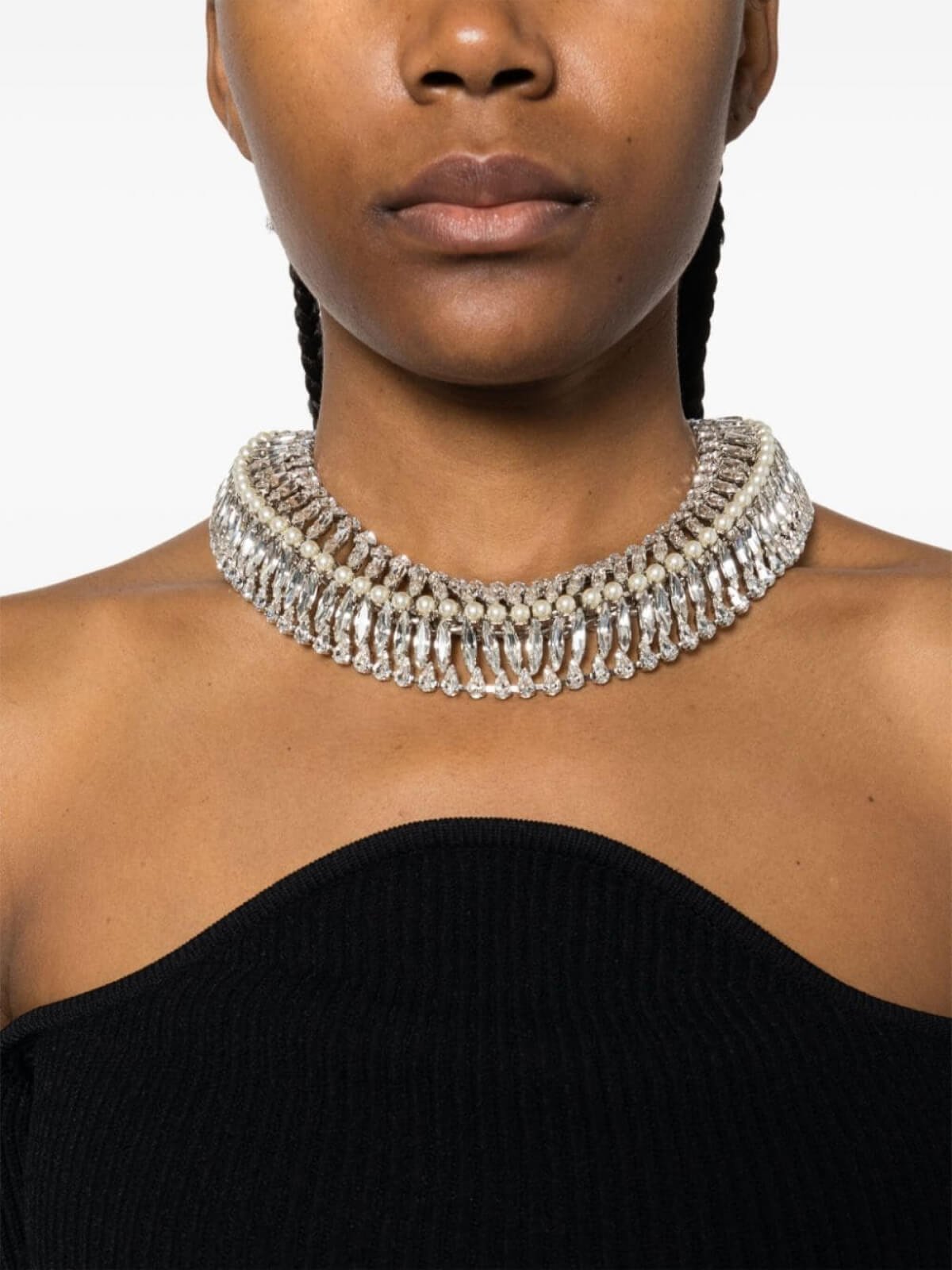 Pearl Choker Necklace - Image 2